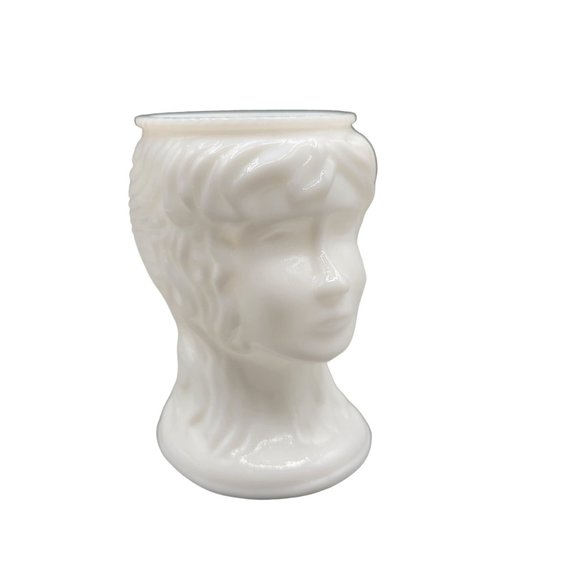 E O Brody Accents E O Brody Milk Glass Head Vase Grecian Woman Poshmark